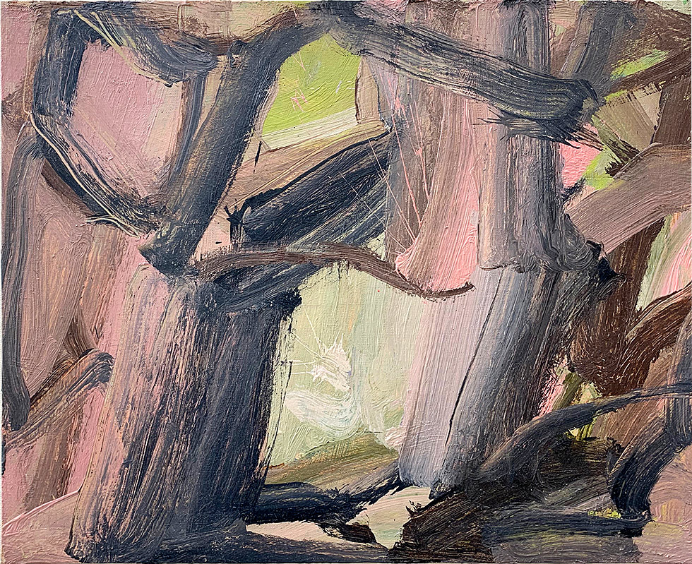 Expressionist, Oil on canvas, 2018, 30 by 24 inches