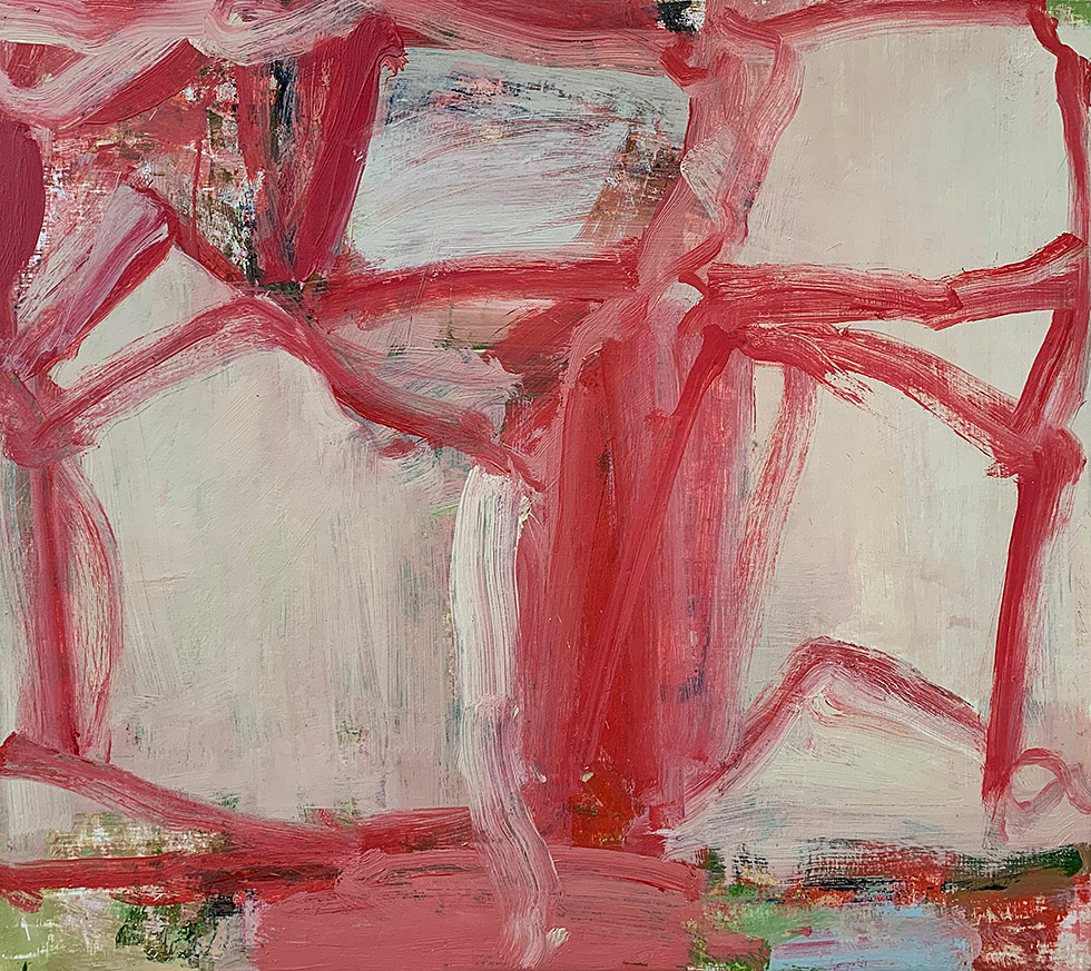Expressionist, Oil on canvas, 2018, 34 by 28 inches
