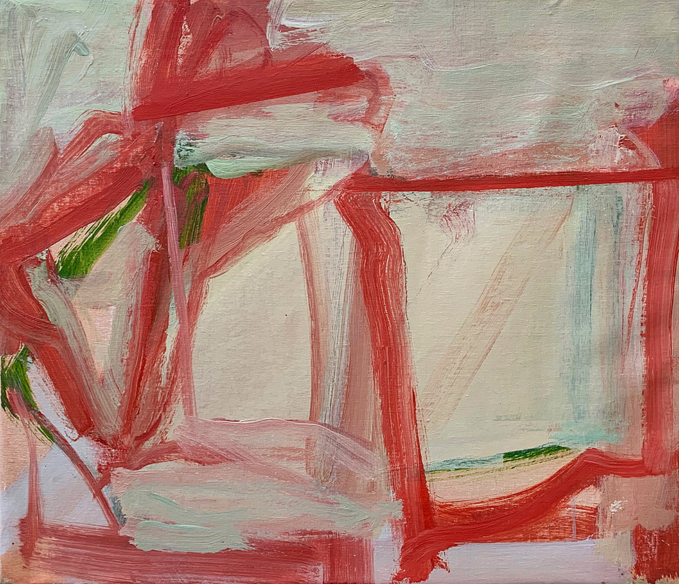 Expressionist, Oil on canvas, 2019, 34 by 30 inches