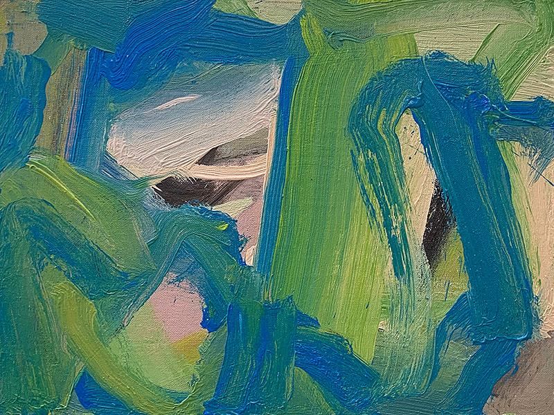 Expressionist, Oil on canvas, 2020, 14 by 12 inches