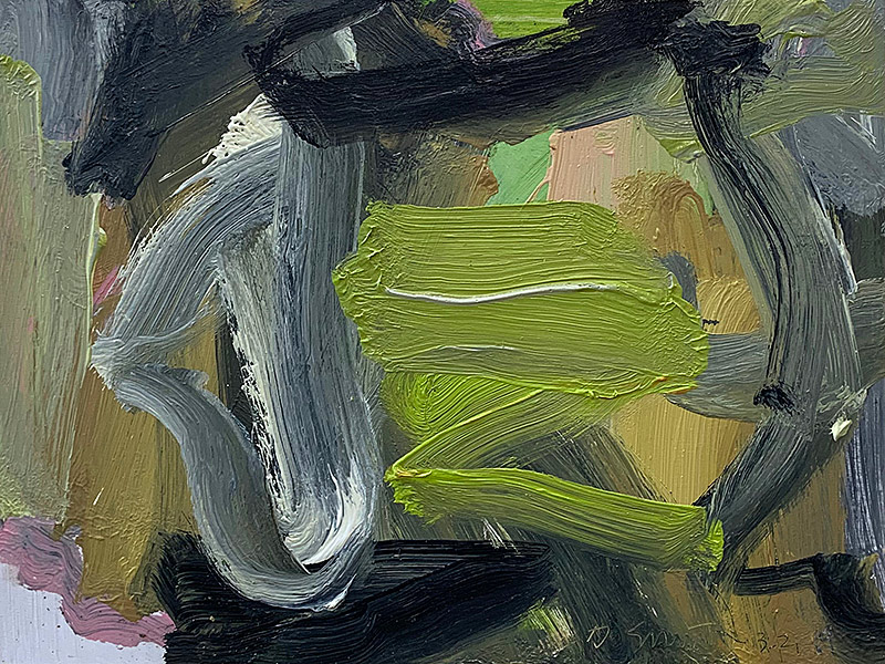Expressionist, Oil on canvas, 2019, 16 by 12 inches