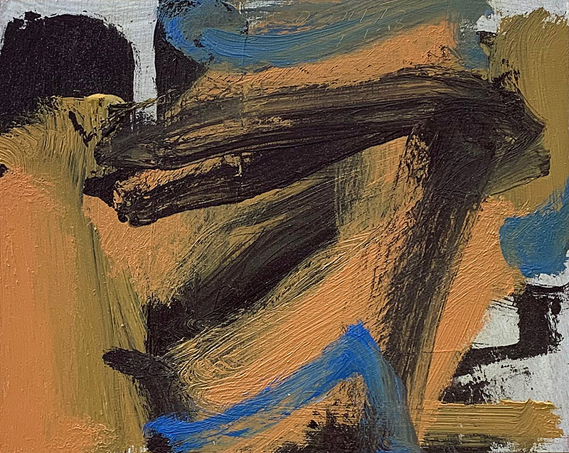 Expressionist, Oil on canvas, 2019, 12 by 10 inches