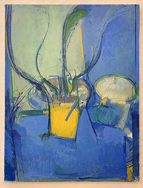 Older, Oil on canvas, 1963, 22 by 36 inches