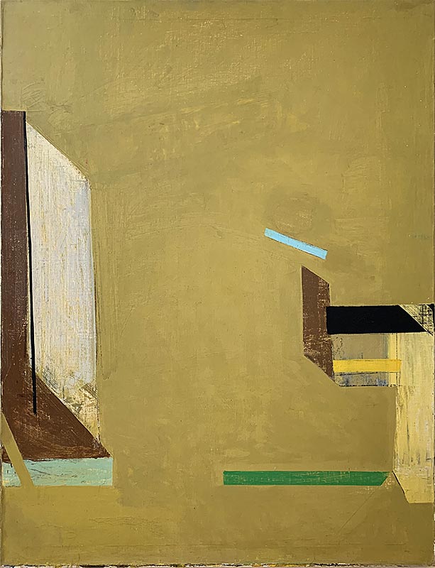 Spatial, Oil on canvas, 1968, 36 by 48 inches