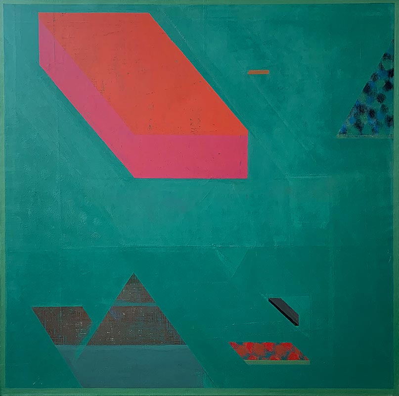 Spatial, Oil on canvas, 2005, 42 by 40 inches