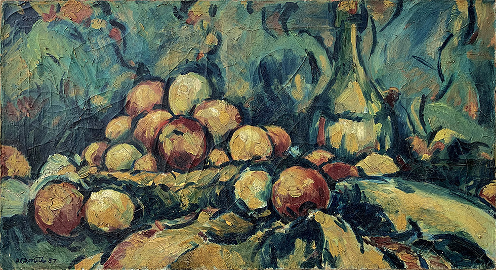 Older, Oil on canvas, 1955, 24 by 14 inches