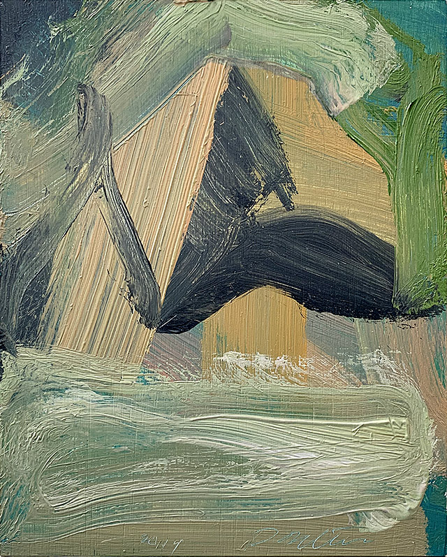 Expressionist, Oil on board, 2017, 10 by 12 inches