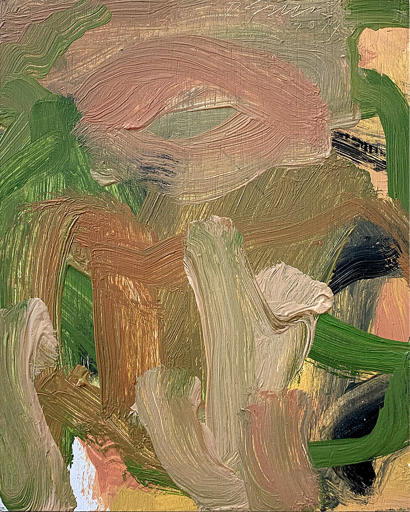 Expressionist, Oil on board, 2018, 10 by 12 inches