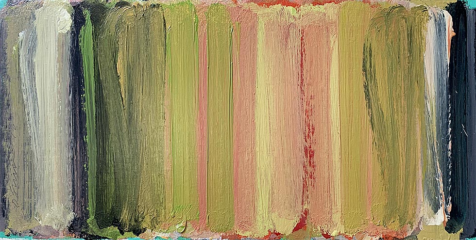Bar, Oil on canvas, 2010, 24 by 12 inches