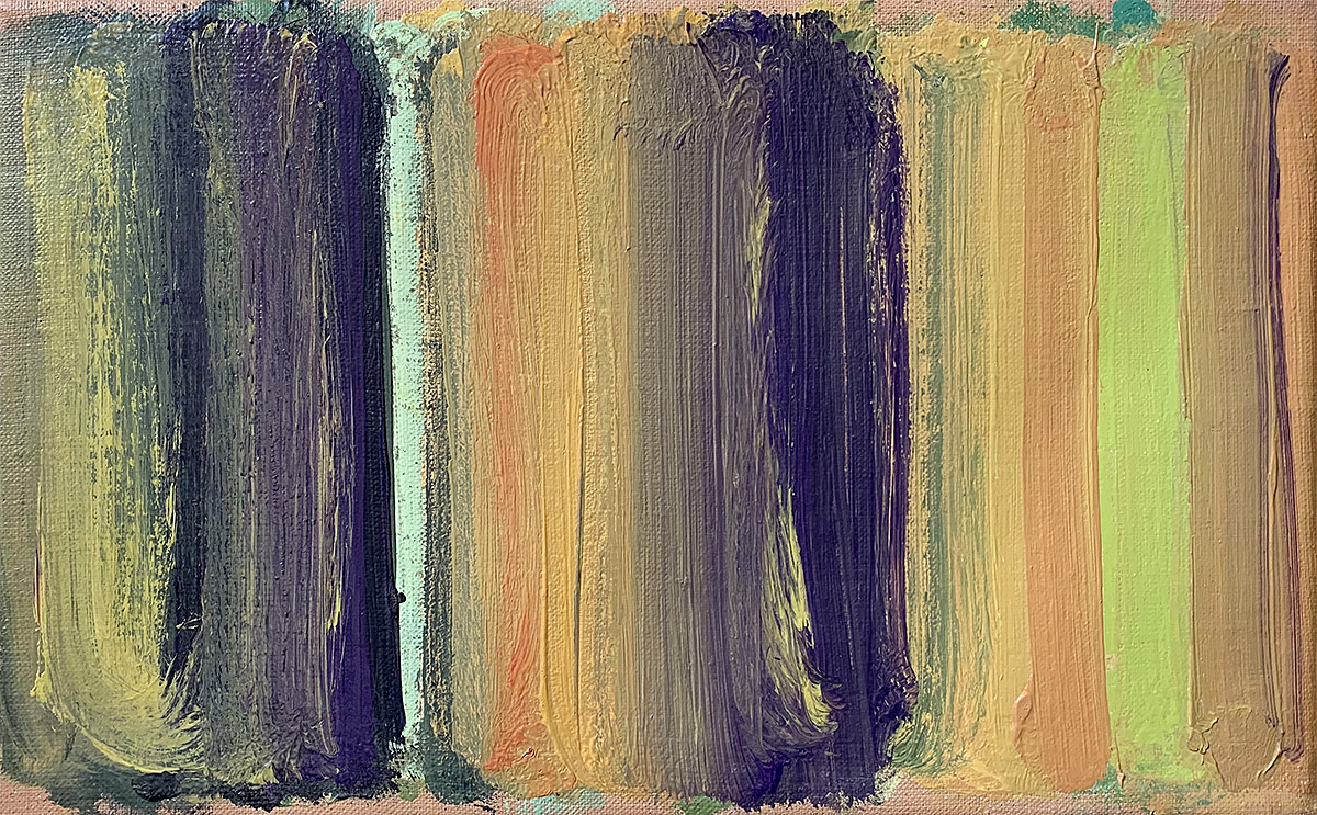 Bar, Oil on canvas, 2010, 20 by 12 inches