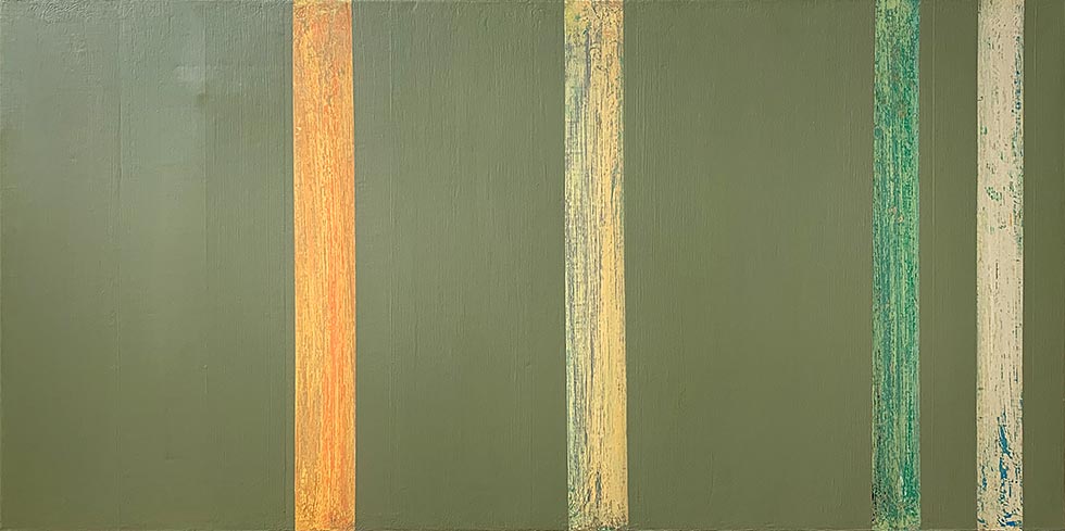 Bar, Oil on canvas, 2015, 24 by 12 inches