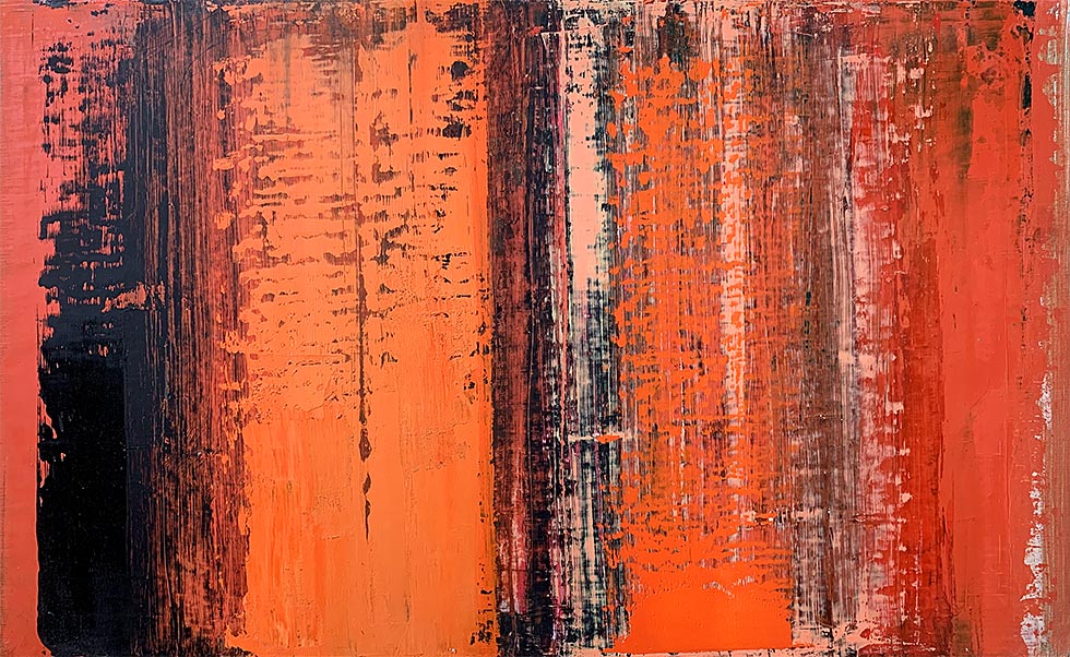 Bar, Oil on canvas, 2016, 24 by 14 inches