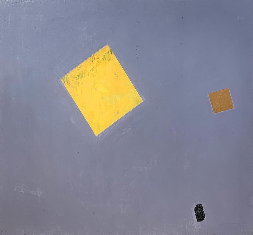 Spatial, Oil on canvas, 2016, 44 by 44 inches