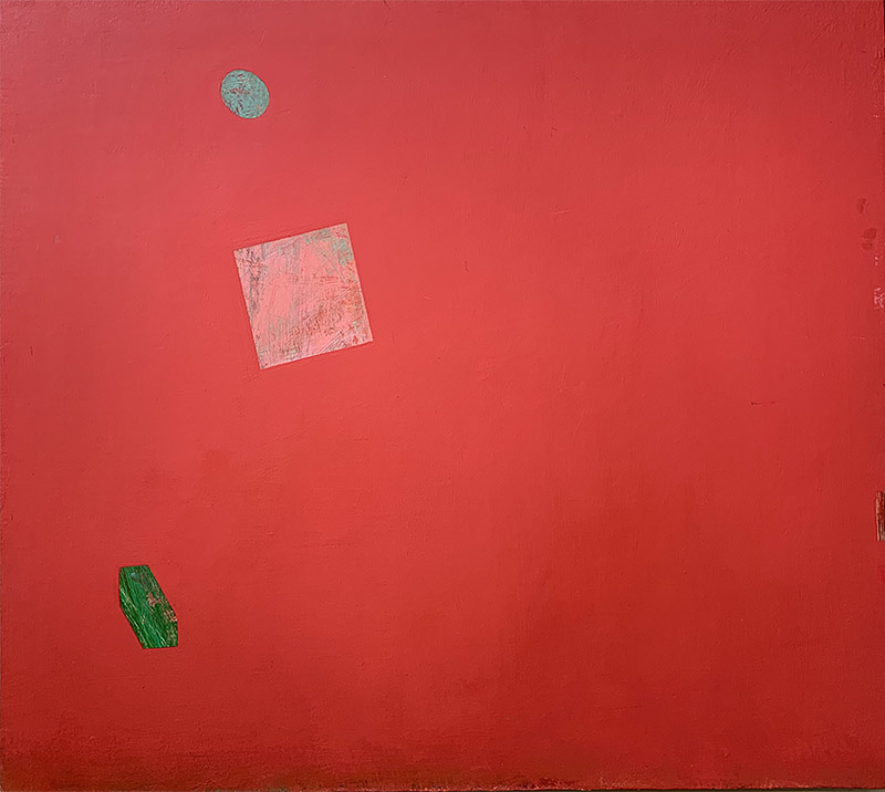 Spatial, Oil on canvas, 2010, 20 by 20 inches
