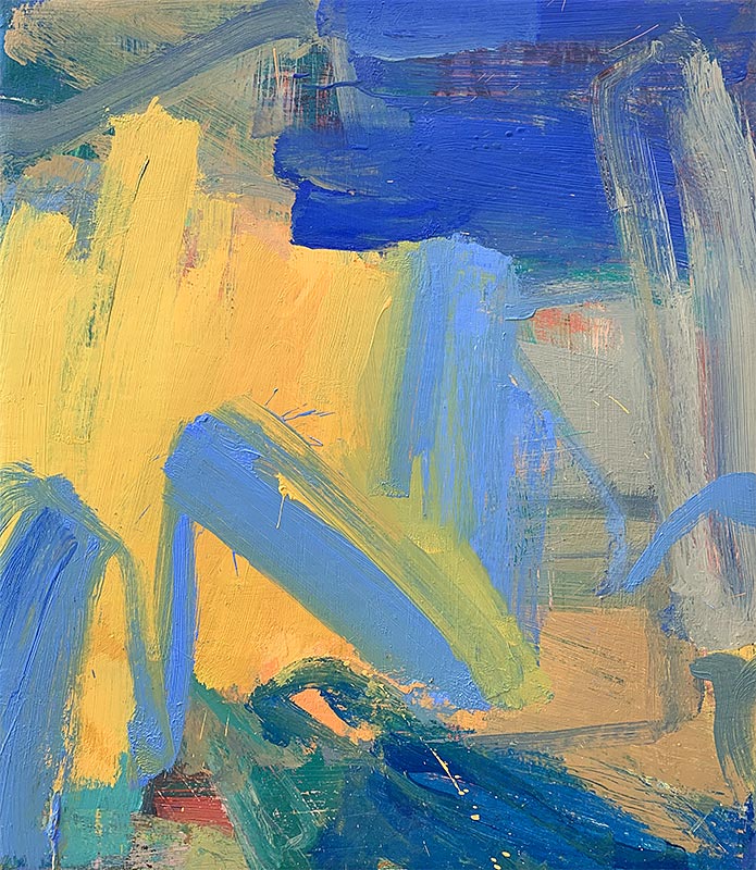 Expressionist, Oil on canvas, 2019, 30 by 36 inches
