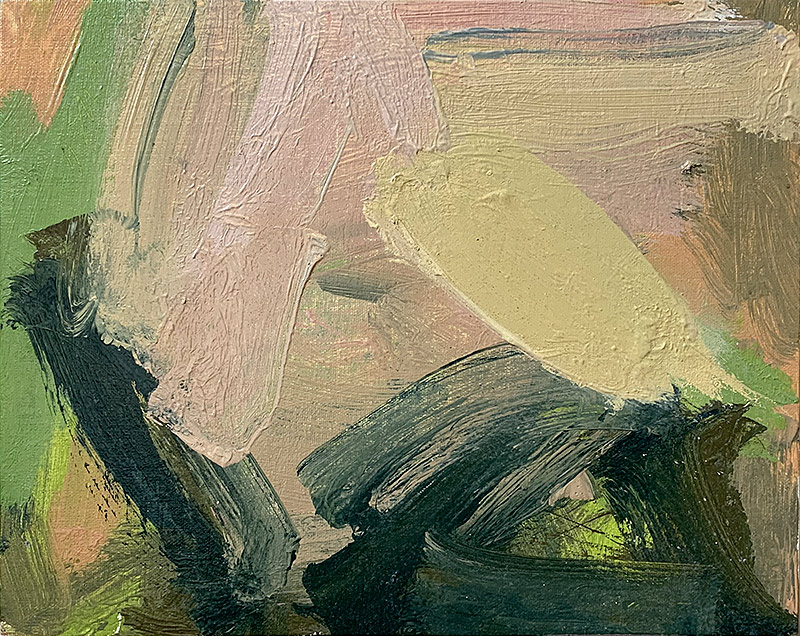 Expressionist, Oil on canvas, 2018, 14 by 12 inches