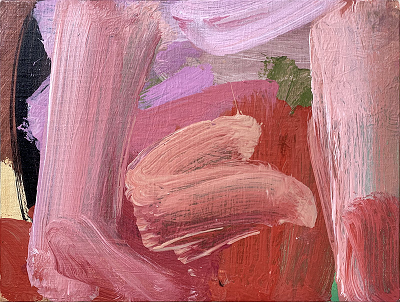 Expressionist, Oil on canvas, 2018, 14 by 12 inches