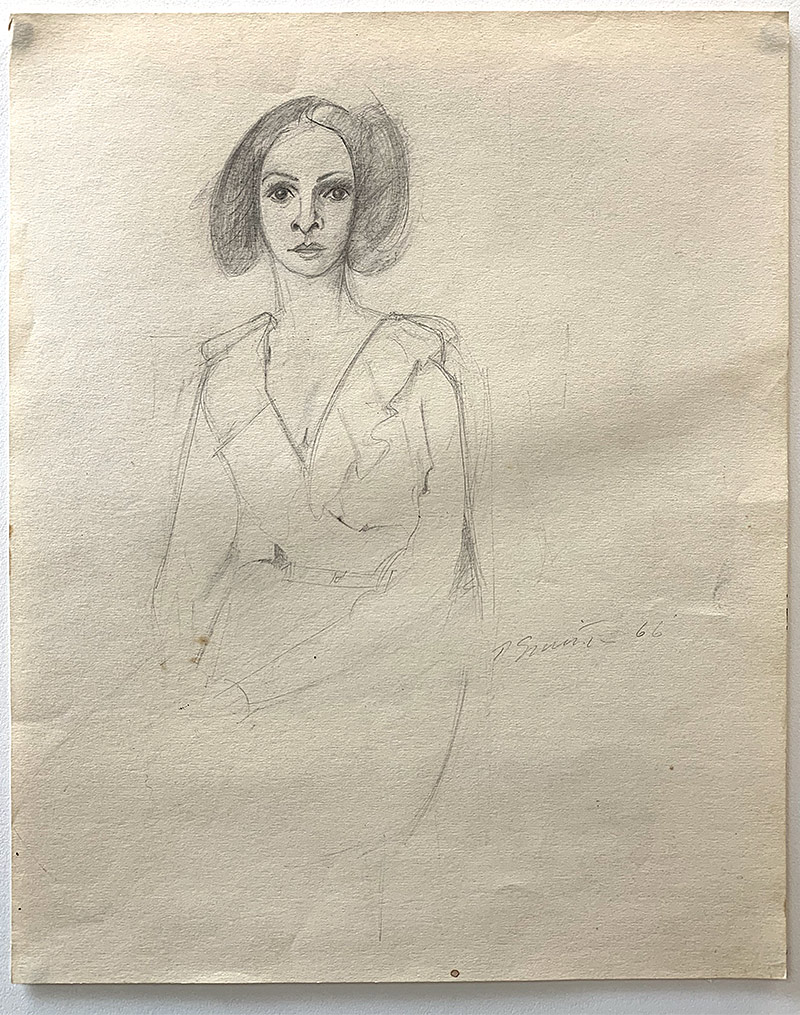 Drawings, Pencil on paper, 1972, 12 by 10 inches
