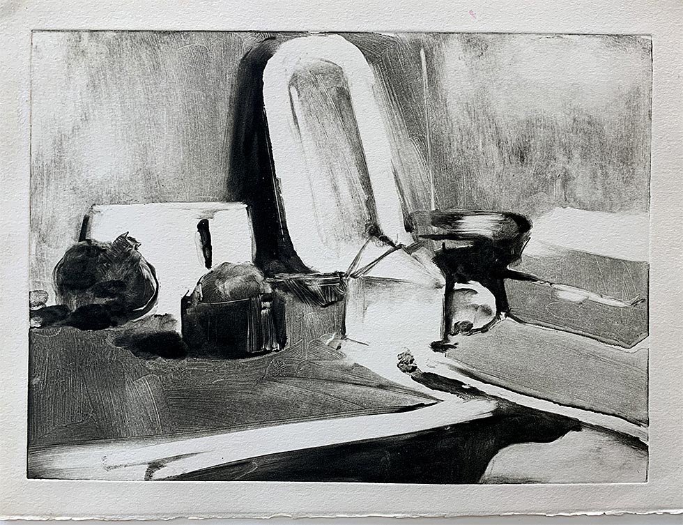 Monoprint, Monotype, 2004, 14 by 12 inches