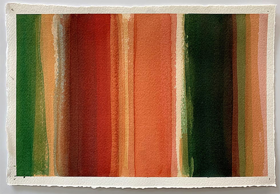 Watercolor, Watercolor on paper, 2017, 18 by 24 inches