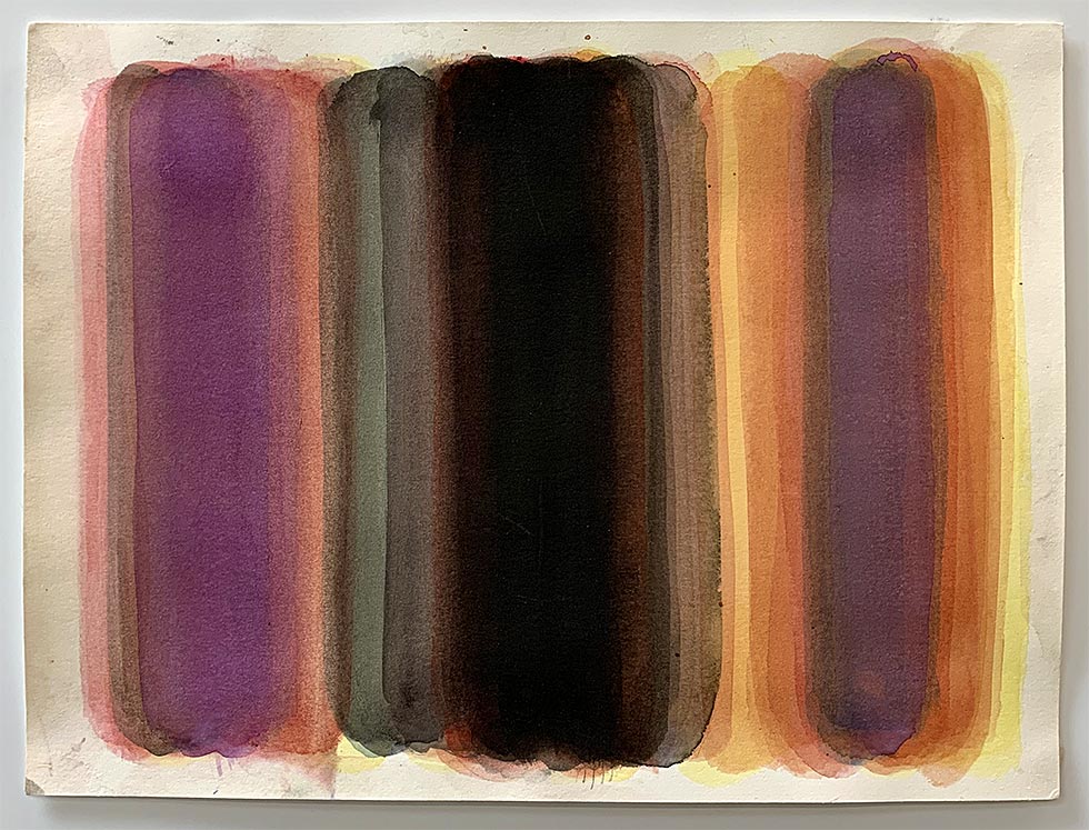 Watercolor, Watercolor on paper, 2017, 12 by 16 inches