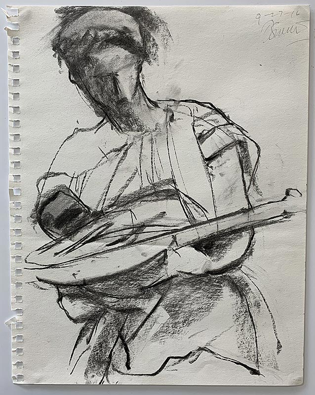 Drawings, Charcoal on paper, 2005, 14 by 11 inches