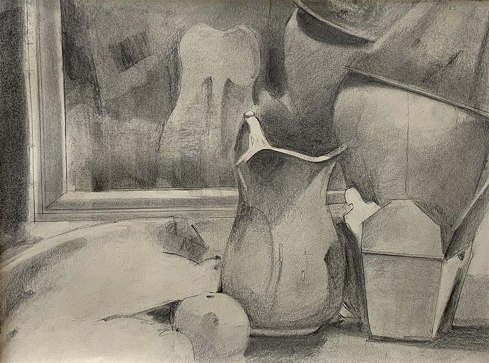 Drawings, Pencil on paper, 1998, 12 by 10 inches
